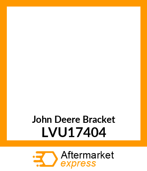 BRACKET, FRONT FENDER AXLE CLAMP LVU17404