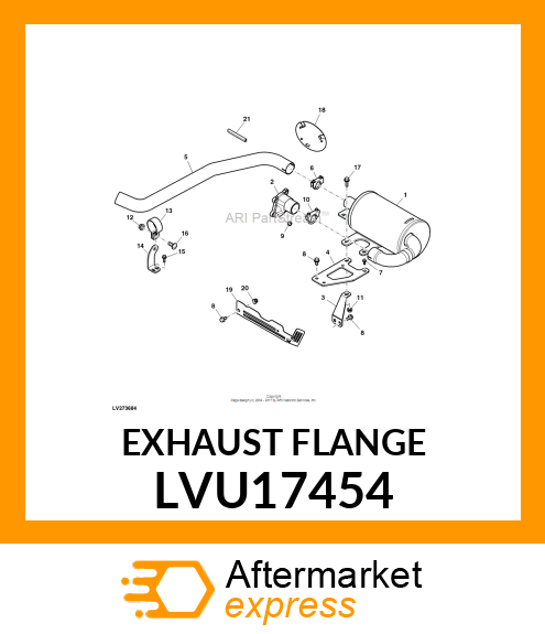 EXHAUST FLANGE LVU17454