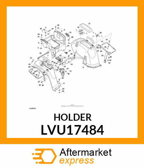 TOOLBOX, LID LVU17484