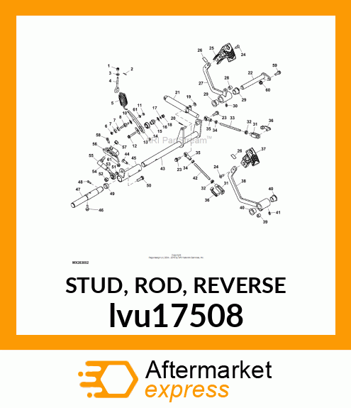 STUD, ROD, REVERSE lvu17508