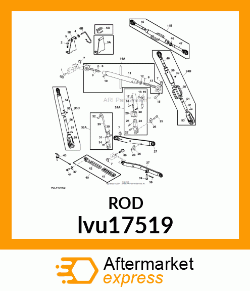 ROD , THREADED lvu17519