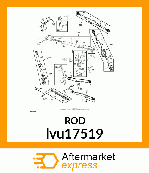 ROD , THREADED lvu17519