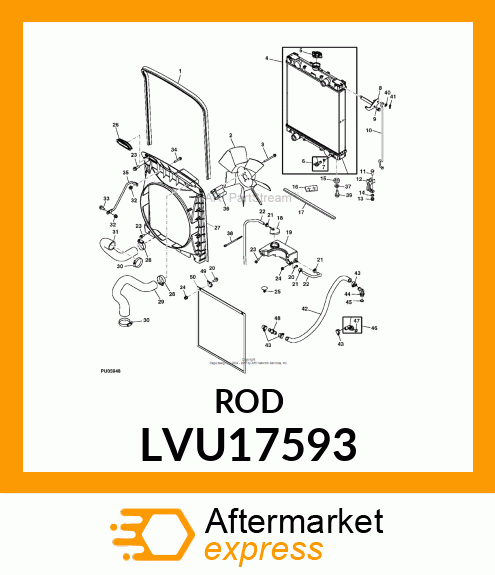 ROD, HOOD PROP LVU17593