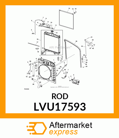 ROD, HOOD PROP LVU17593