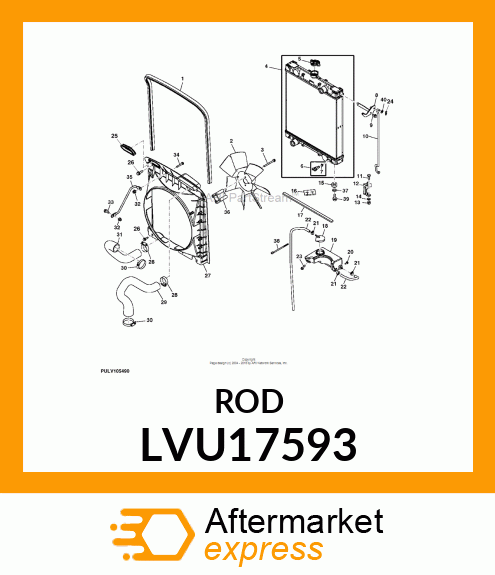 ROD, HOOD PROP LVU17593