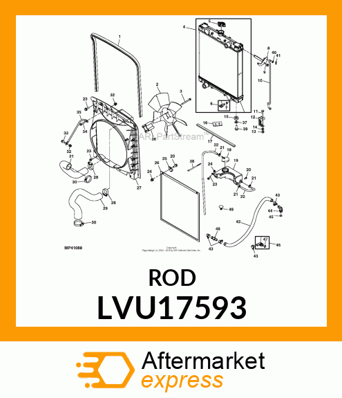 ROD, HOOD PROP LVU17593