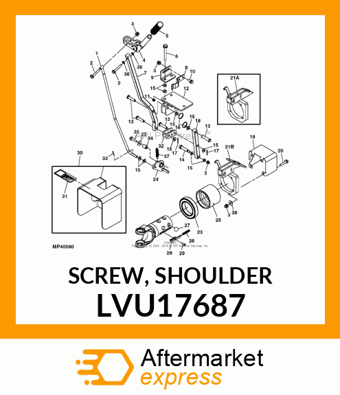 SCREW, SHOULDER LVU17687