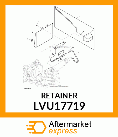 RETAINING CLAMP CENTER LINK LVU17719