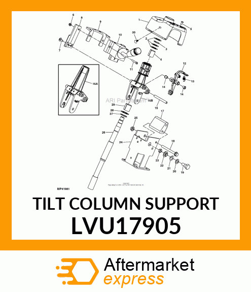 TILT COLUMN SUPPORT LVU17905