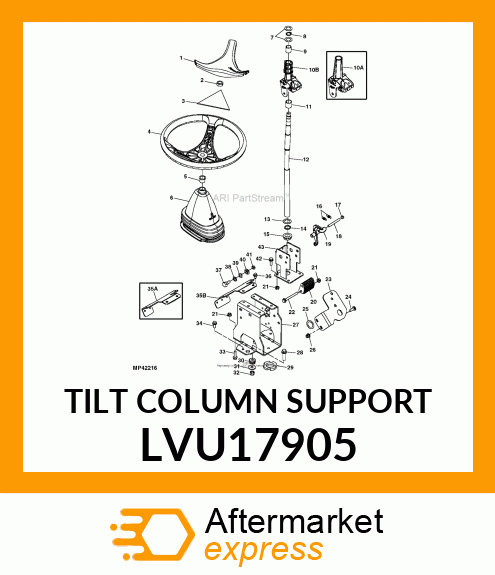 TILT COLUMN SUPPORT LVU17905