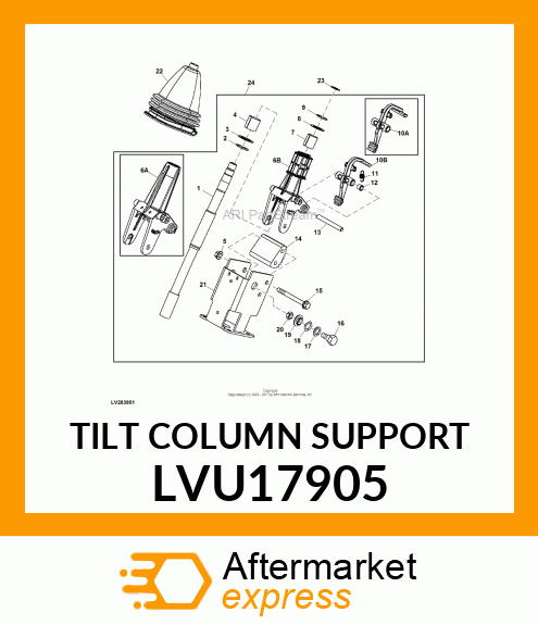 TILT COLUMN SUPPORT LVU17905