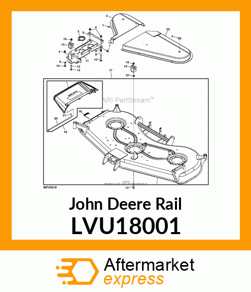 RAIL, GUIDE, BELT LVU18001