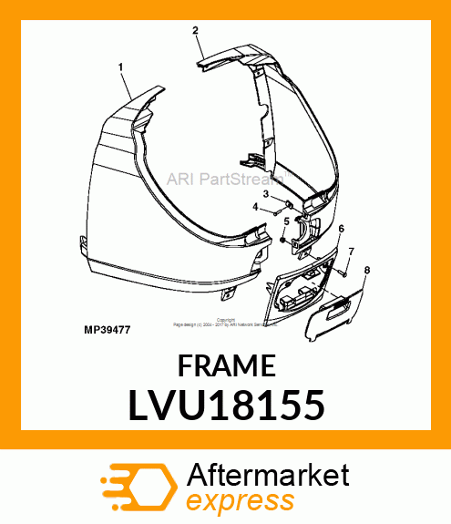 FRAME, FUSE PANEL LVU18155