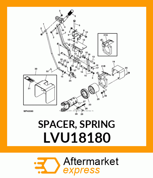 SPACER, SPRING LVU18180