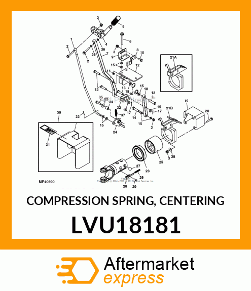 COMPRESSION SPRING, CENTERING LVU18181