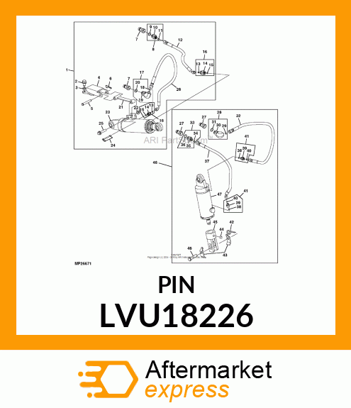 PIN, CLEVIS LVU18226