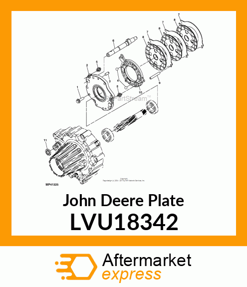 PLATE, BRAKE SEPARATOR LVU18342