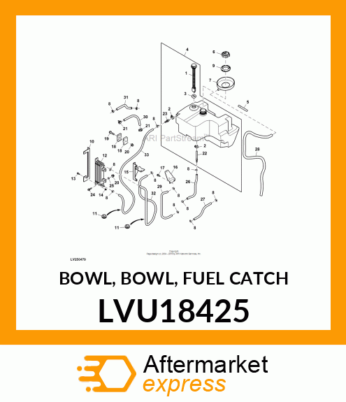 BOWL, BOWL, FUEL CATCH LVU18425