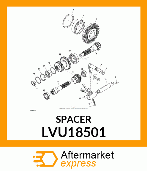 RETAINER LVU18501