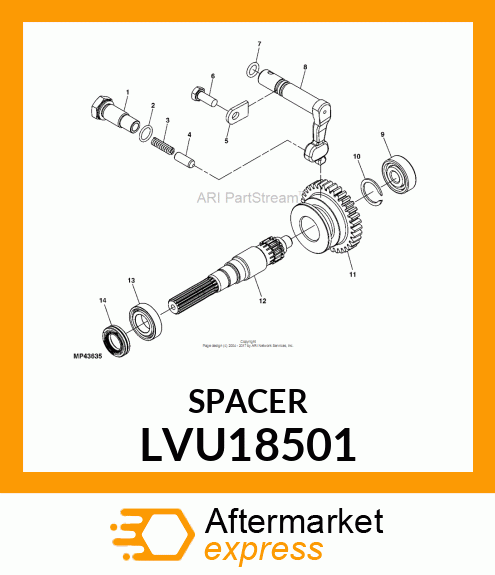 RETAINER LVU18501