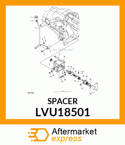 RETAINER LVU18501