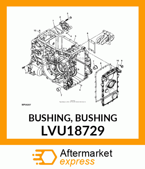 BUSHING, BUSHING LVU18729