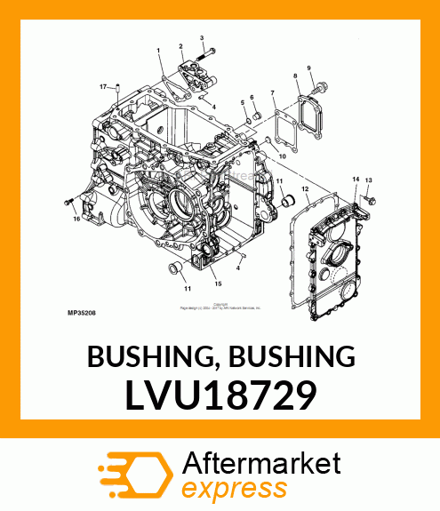 BUSHING, BUSHING LVU18729