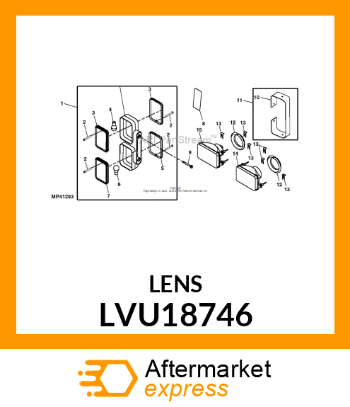 LENS, WARNING BLACK OPAQUE LVU18746