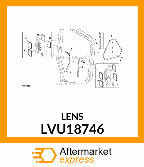 LENS, WARNING BLACK OPAQUE LVU18746