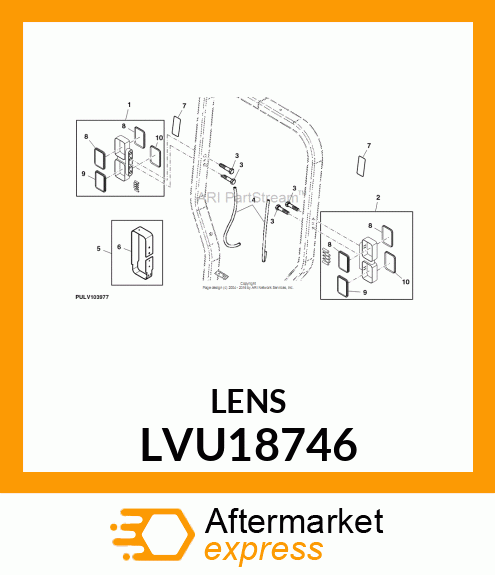 LENS, WARNING BLACK OPAQUE LVU18746