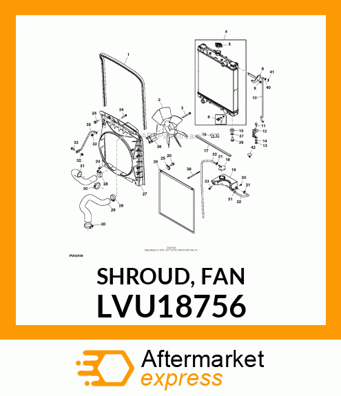 SHROUD, FAN LVU18756