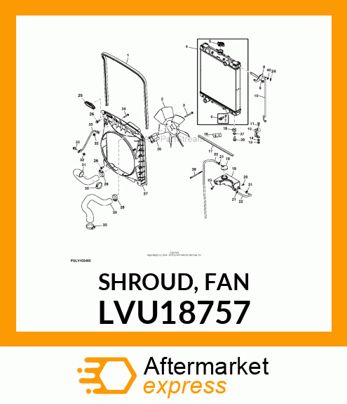 SHROUD, FAN LVU18757