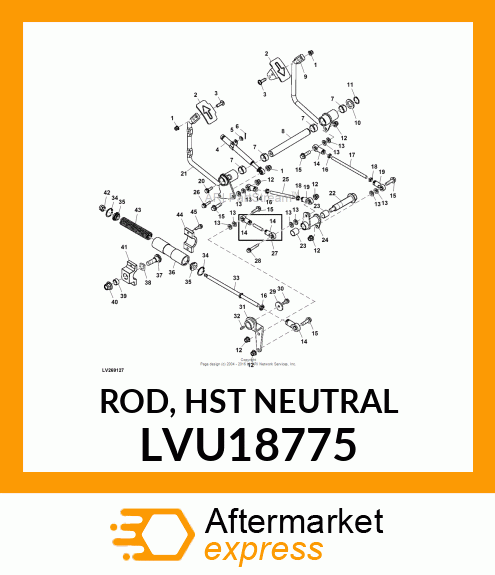 ROD, HST NEUTRAL LVU18775