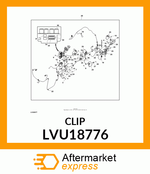 PLATE LVU18776