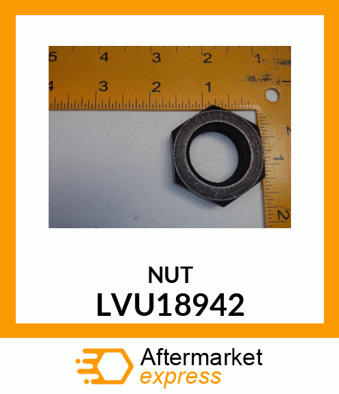 NUT, LH JAM 1.00 LVU18942