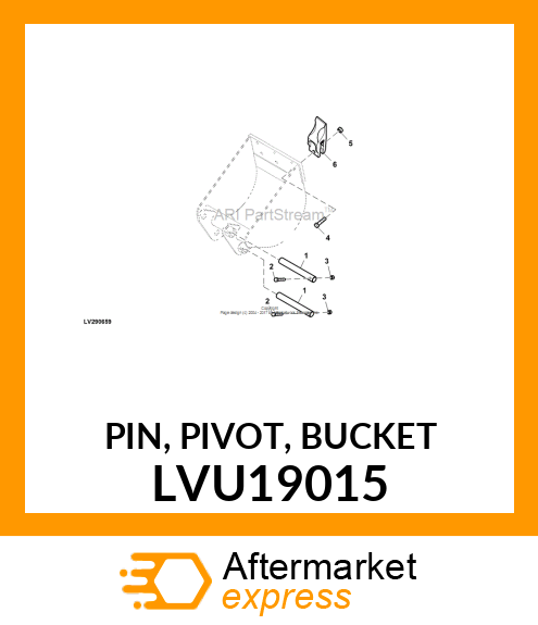 PIN, PIVOT, BUCKET LVU19015