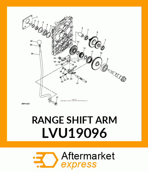 RANGE SHIFT ARM LVU19096