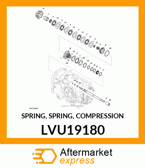 SPRING, SPRING, COMPRESSION LVU19180