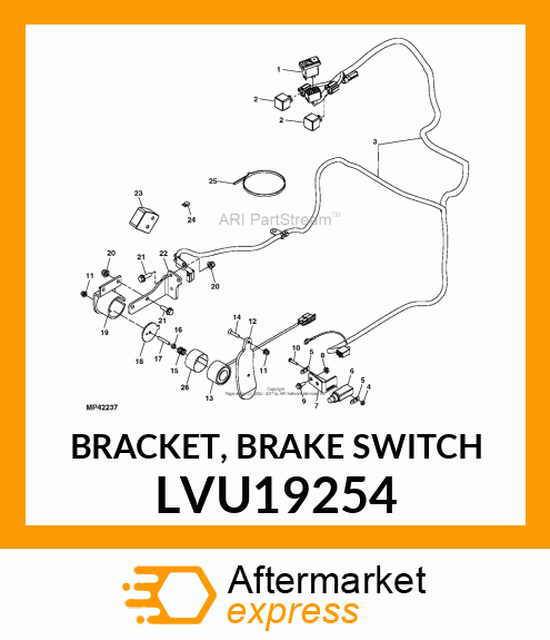 BRACKET, BRAKE SWITCH LVU19254