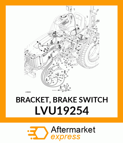 BRACKET, BRAKE SWITCH LVU19254