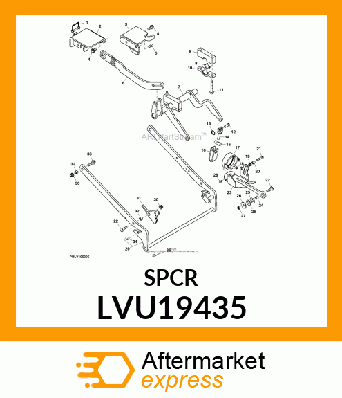 BUSHING, BUSHING, COUPLER, HEIGHT LVU19435