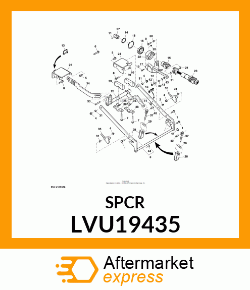 BUSHING, BUSHING, COUPLER, HEIGHT LVU19435