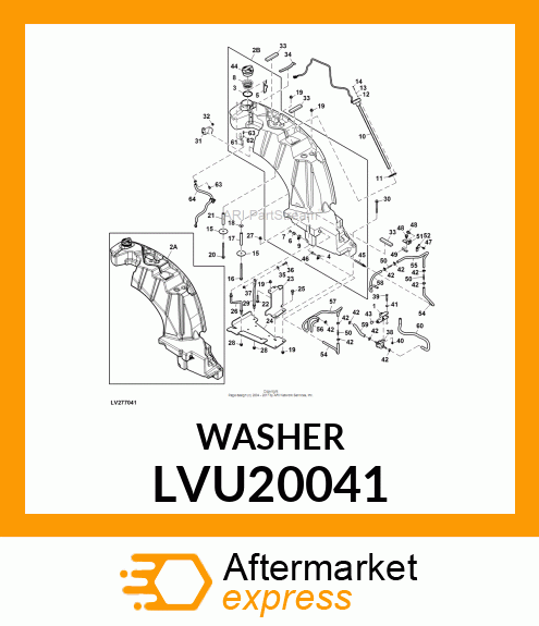 WASHER, WASHER, M5 5.3X10X0.9 LVU20041