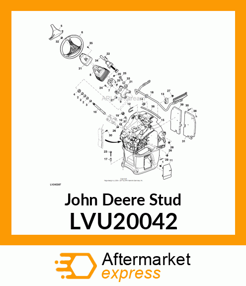 STUD, DOUBLE ENDED LVU20042