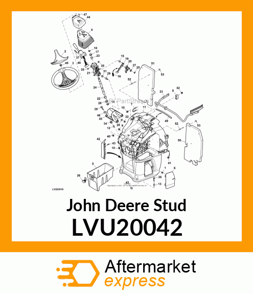 STUD, DOUBLE ENDED LVU20042