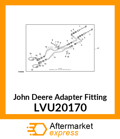 FITTING, ADAPTER1/2BSP LVU20170