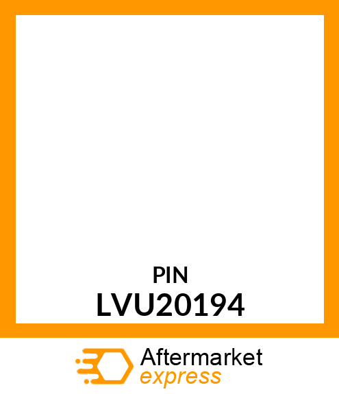 PIN, CLEVIS HD DRILLED HEAT TREATED LVU20194