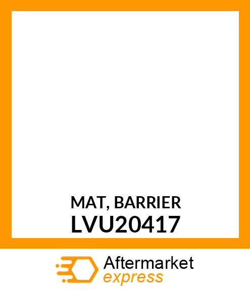 MAT, BARRIER LVU20417