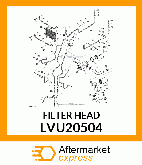 FILTER HEAD LVU20504