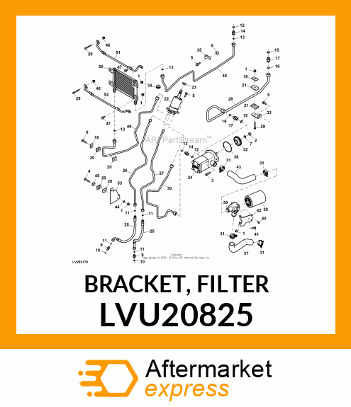 BRACKET, FILTER LVU20825